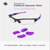 PapaViva 2 pairs Replacement Nose Pad for Oakley Flak Beta OO9363 / Flak Beta Asian Fit OO9372 / Flak 2.0 / Flak Jacket/Flak Draft - Purple view 2