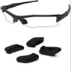 PapaViva 2 pairs Replacement Nose Pad for Oakley Flak Beta OO9363 / Flak Beta Asian Fit OO9372 / Flak 2.0 / Flak Jacket/Flak Draft - Black view 1