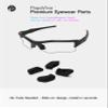 PapaViva 2 pairs Replacement Nose Pad for Oakley Flak Beta OO9363 / Flak Beta Asian Fit OO9372 / Flak 2.0 / Flak Jacket/Flak Draft - Black view 2