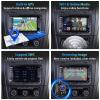 2G+32G Wireless CarPlay Car Radio for VW Volkswagen Passat Seat Golf Jetta Tiguan Touran EOS Android Car Stereo 7 Inch Touchscreen Bluetooth GPS Android Auto WiFi FM/RDS SWC EQ+ USB Backup Camera view 4