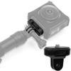 1/4 Inch Mount Adapter, Metal Action Camera Mount Adapter Universal Black Tripod Mount Adapter with Locating Pin for, for OSMO Pocket Camera view 2