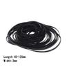 50PCS 40-135MM Universal Mix Cassette Tape Machine Belts, Common 3mm Flat Rubber Belt for Recorders CD DVD Drive view 3