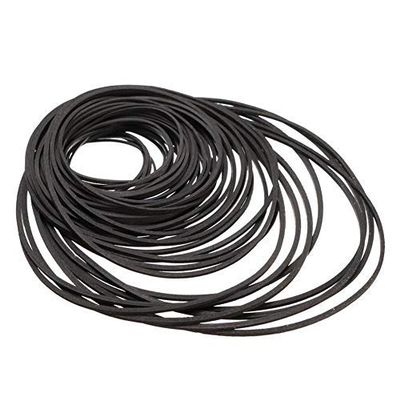 50PCS 40-130MM Mixed Square Cassette Tape Machine Recorder Rubber Belt for Repair Walkman CD DVD Drives - 1mm Thickness
