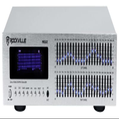 Rockville REQ42-S 2 x 21 Band Home Theater Equalizer w/Audio Spectrum Analyzer