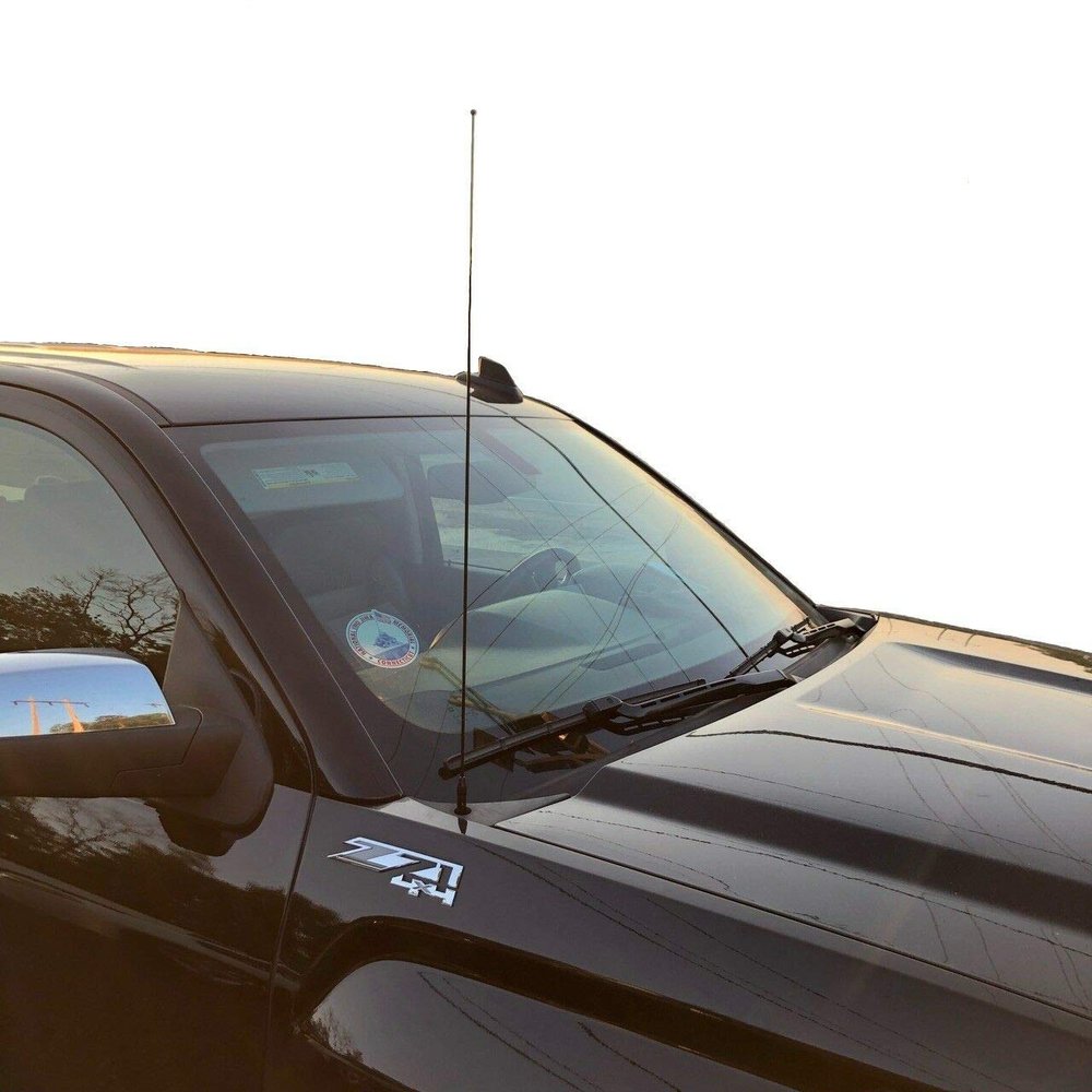 31 Inch Stainless Black Antenna MAST for Chevrolet Avalanche 2002-2013