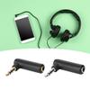 10Pcs 3.5mm Audio Adapter, Male to Female Headphone Connector, 90 Degree Right Angle Stereo Earphone Jack Adapter view 2