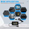 YM E-Bright 12V 5A Power Supply DC/AC Power Adapter Converter 5 Amp Transformer 100V -240V AC to 12V DC for LED Strip Light view 2