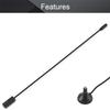 Othmro 433MHz Antenna - SMA RG174 GSM Antenna Black 2m 5DB SMA Male Connector 433 MHz Antenna Cable RG174 Antenna Small Suction Cup Antenna 1piece view 3
