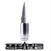 TRUE SPIKE 9 inch Silver White TIP PENETRATOR Fat Bullet Antenna with Anti-Theft + Copper Coil Heavy Gauge Billet Aluminum Short Compatible with Harley Davidson Touring Models with Tour PAK (ONLY) view 1