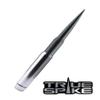 TRUE SPIKE 9 inch SILVER GUNMETAL PENETRATOR FAT BULLET ANTENNA with ANTI-THEFT + COPPER COIL in Heavy Gauge CNC Machined Billet Aluminum Short Compatible with Jeep Gladiator JT view 4