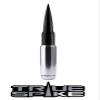 TRUE SPIKE 9 inch SILVER BLACK TIP PENETRATOR FAT BULLET ANTENNA with ANTI-THEFT + COPPER COIL in Heavy Gauge CNC Machined Billet Aluminum Short Compatible with Jeep Wrangler JK JKU JL JLU view 1