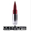 TRUE SPIKE 9 inch Silver RED TIP PENETRATOR Fat Bullet Antenna with Anti-Theft + Copper Coil Heavy Gauge CNC Billet Aluminum Short Compatible with Harley Davidson Touring Models with Tour PAK (ONLY) view 1