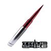 TRUE SPIKE 9 inch Silver RED TIP PENETRATOR Fat Bullet Antenna with Anti-Theft + Copper Coil Heavy Gauge CNC Billet Aluminum Short Compatible with Harley Davidson Touring Models with Tour PAK (ONLY) view 4