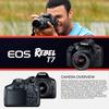 Canon Rebel T7 DSLR Camera with 18-55mm Lens Kit and Carrying Case, Creative Filters, Cleaning Kit, and More (Renewed) view 2
