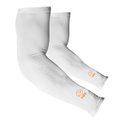 TUFF Compression Cooling Arm Sleeves - Arm Sleeves for Women - UV Protective UPF 50 Arm Sleeves for Men - Sleeves to Cover Arms Tattoo for Cycling, Basketball, Football, Golf, Gym and More