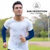 TUFF Compression Cooling Arm Sleeves - Arm Sleeves for Women - UV Protective UPF 50 Arm Sleeves for Men - Sleeves to Cover Arms Tattoo for Cycling, Basketball, Football, Golf, Gym and More view 3