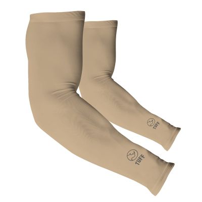 TUFF Compression Cooling Arm Sleeves - Arm Sleeves for Women - UV Protective UPF 50 Arm Sleeves for Men - Sleeves to Cover Arms Tattoo for Cycling, Basketball, Football, Golf, Gym and More