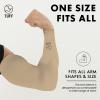TUFF Compression Cooling Arm Sleeves - Arm Sleeves for Women - UV Protective UPF 50 Arm Sleeves for Men - Sleeves to Cover Arms Tattoo for Cycling, Basketball, Football, Golf, Gym and More view 2
