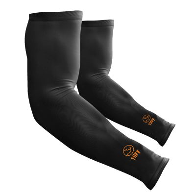 TUFF Compression Cooling Arm Sleeves - Arm Sleeves for Women - UV Protective UPF 50 Arm Sleeves for Men - Sleeves to Cover Arms Tattoo for Cycling, Basketball, Football, Golf, Gym and More