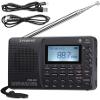 ZHIWHIS Portable Bluetooth Radio, FM AM Shortwave Radios with Sleep Timer and Preset Function, Rechargeable Digital Recorder, Stereo MP3 Player with Lyric Display, Support Micro SD Card and AUX view 1