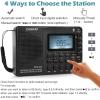 ZHIWHIS Portable Bluetooth Radio, FM AM Shortwave Radios with Sleep Timer and Preset Function, Rechargeable Digital Recorder, Stereo MP3 Player with Lyric Display, Support Micro SD Card and AUX view 3