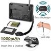 ZHIWHIS Portable Bluetooth Radio, FM AM Shortwave Radios with Sleep Timer and Preset Function, Rechargeable Digital Recorder, Stereo MP3 Player with Lyric Display, Support Micro SD Card and AUX view 4