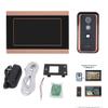 7 inch Wired WiFi Smart Doorbell Video Door Phone Intercom Entry System with 1000TVL Wired IR-Cut Camera Support Remote APP intercom Unlocking Recording Snapshot (1*Monitor & 1*Outdoor Unit) view 2