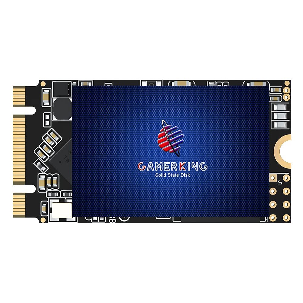 GAMERKING SSD M.2 2242 128GB NGFF Internal Solid State Drive High Performance Hard Drive for Desktop Laptop SATA III 6Gb/s M2 SSD(128gb, M.2 2242)