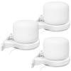 Delidigi 3 Pack ABS Wall Mount Compatible with Nest WiFi Router- AC2200 Bracket Holder Shelf for Nest WiFi Point [Built-in Cable Management](3 Pack, White) view 1