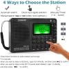 ZHIWHIS Portable Bluetooth Radio, FM AM Shortwave Radios with Sleep Timer and Preset Function, Rechargeable Digital Recorder, Stereo MP3 Player with Lyric Display, Support Micro SD Card and AUX view 3