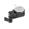 CAMVATE M6 Thread Rosette Mount with 15mm Micro Rod + 15mm Double-Port Rod Clamp Vertical Type - 2531 view 4