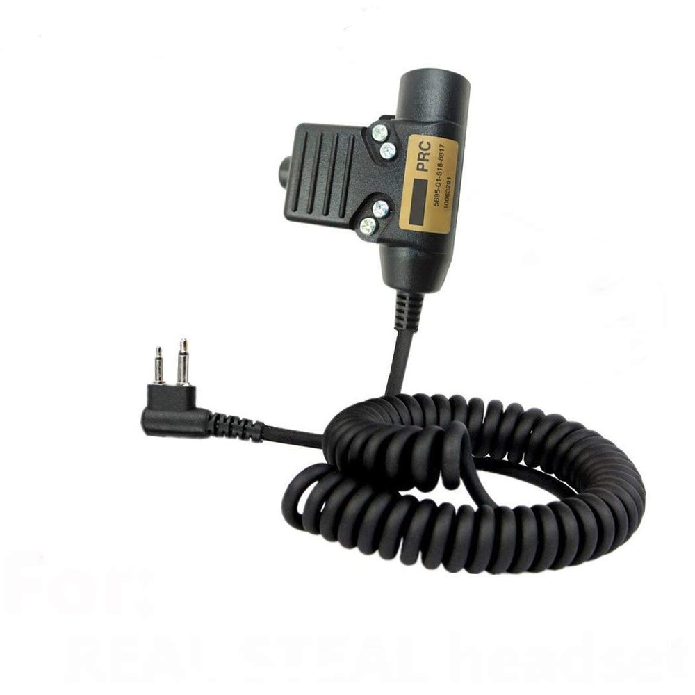 Amplified U94 PTT System for Comtac/MSA Sordin Compatible with Motorola 2-pin Radio