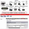 Chenyang USB 3.0 KVM Sharing Switch Selector 2 Computers Sharing 4 USB Devices for Keyboard Mouse Scanner Printer view 2