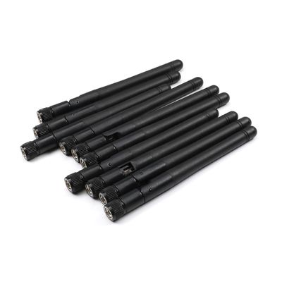 Othmro 433MHz Folding Rod Antenna - High Gain SMA-Male 433MHz Antenna 3DB SMA-Male 433MHz Folding Rod Antenna Black Antenna 10pcs