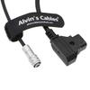 Alvin's Cables BMPCC 4K to Safe D-Tap Power Cable for Blackmagic Pocket Cinema Camera 4K Gold Mount V-Mount Battery Weipu 2 Pin Female to P-Tap view 1
