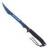 27" Tactical Machete with 3 Fixed Blade Set. Stainless Steel Blade. for Outdoor Camping Cutting Ropes - Branches, Collection, Gift (Blue) view 2
