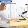 BESIGN LS10 Aluminum Laptop Stand, Ergonomic Adjustable Notebook Tablet Stand, Computer Holder Compatible with Air, Pro, Dell, HP, Lenovo More 10-14" Laptops, Black view 2