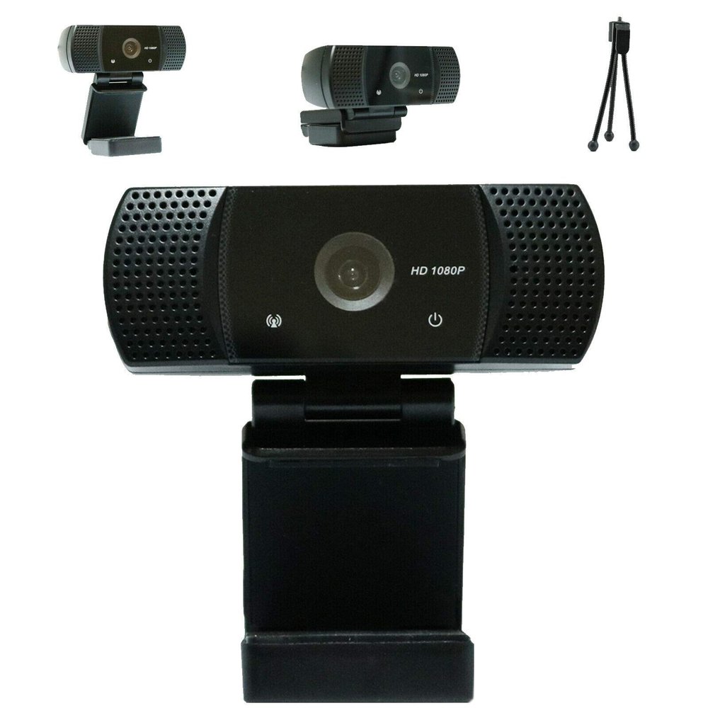 Xtremevision Hi Definication 1080P PC Camera with USB Interface Auto Focusing Web Camera for PC Desktop Laptop/CMOS Chip/Up to 30 Frame/sec VGA/Auto Color Compensated