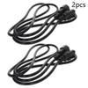 Fielect C14 to C13 Power Plug Cord, Male C14 to C13 Female Power Adapter Cable Cord for Personal Computer PC Monitor Smart TV Supply Replacement 250V 10A(4.9ft/1.5m) 2Pcs view 2