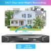 ZOSI 5MP 8CH PoE Security Camera System with Audio,H.265+ 5MP 8 Channel NVR with 2TB HDD,8pcs Weatherproof PoE IP Cameras Outdoor Indoor,Human Detection,100ft Night Vision,for Home 24-7 Recording view 4