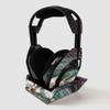 MightySkins Carbon Fiber Skin For ASTRO Gaming A50 Wireless Headphones + Base Station - Grunge Marble | Protective, Durable Textured Carbon Fiber Finish | Easy To Apply | Made in the USA view 1