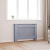 vidaXL Radiator Cover Anthracite 44.1"x7.5"x32.1" MDF view 2