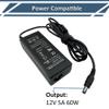 12V 5A AC Adapter fit for 19" 20" 24" 28" 32" LED HDTV TV Insignia 1080p NS-19E430A10 NS-32D220NA16 NS-32DD220NA16 Charger Supply 60W Power Cord,8.8ft view 3