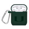 AFFINITY BANDS Miami Hurricanes Engraved Silicone Case Cover Compatible with Apple AirPods Gen 1 & 2 (Green) view 1
