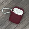 AFFINITY BANDS Mississippi State Bulldogs Engraved Silicone Case Cover Compatible with Apple AirPods Gen 1 & 2 (Maroon) view 2
