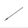 9 Inch Stainless Black Antenna MAST for Chevrolet Silverado Pickup 1999-2020 view 2
