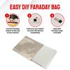 ATMOSURE Faraday Fabric & Tape Kit, 1 Yard (44 x 36 in) - EMF Blocker and RF Shielding for DIY Faraday Bags, RFID Protection, Copper-Nickel Material view 4