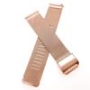 Abanen Watch Bands for Garmin Vivoactive 4S / Vivomove 3S /Venu 2S, 18mm Quick Release Stainless Steel Metal Mesh Women Wristband Strap for Forerunner 255s/255s Music (Rose Gold) view 2