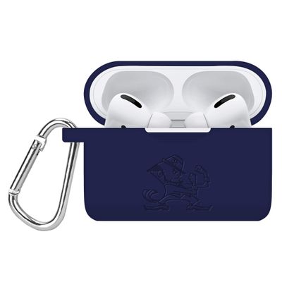 AFFINITY BANDS Notre Dame Fighting Irish Engraved Silicone Case Cover Compatible with Apple AirPods Pro (Navy)
