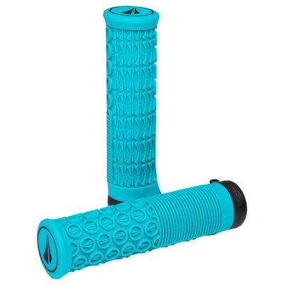 SDG Components, Thrice 33, Grips, 136mm, Turquoise, Pair